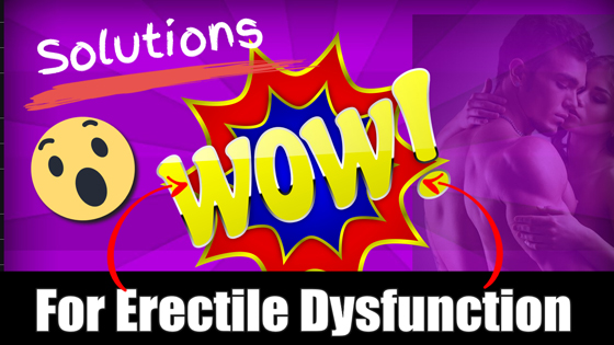 solutions for erectile dysfunction